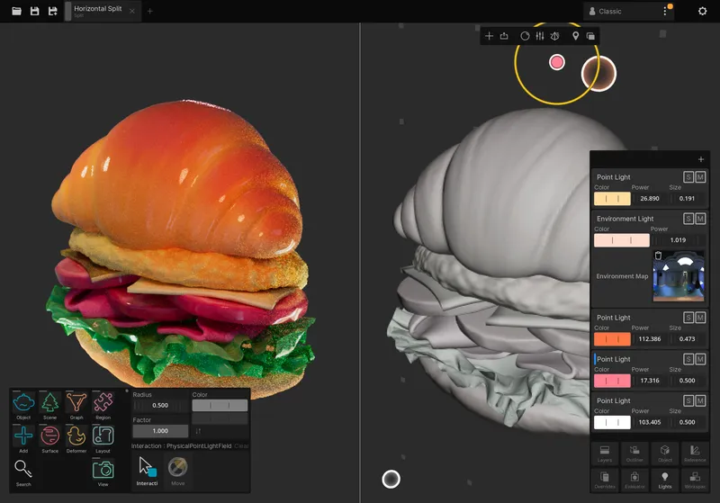 Lighting and Rendering Screenshot