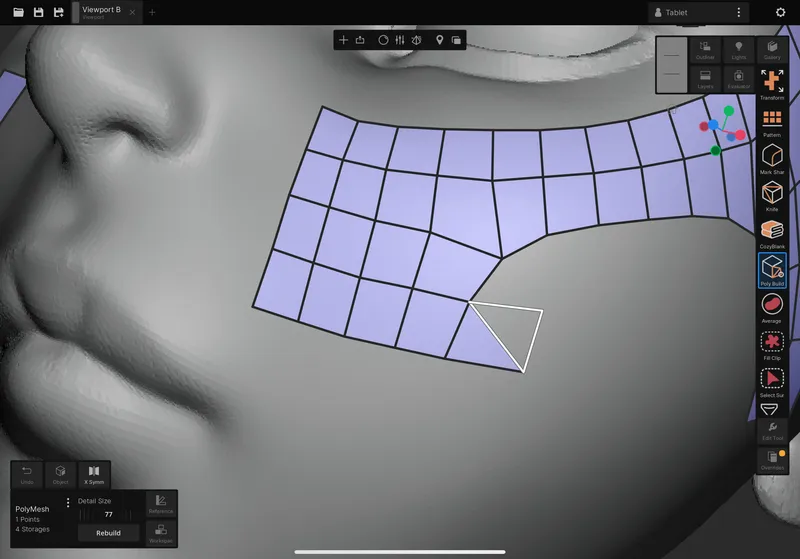 Retopology Screenshot