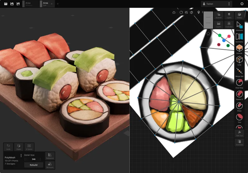 Texture Painting Screenshot